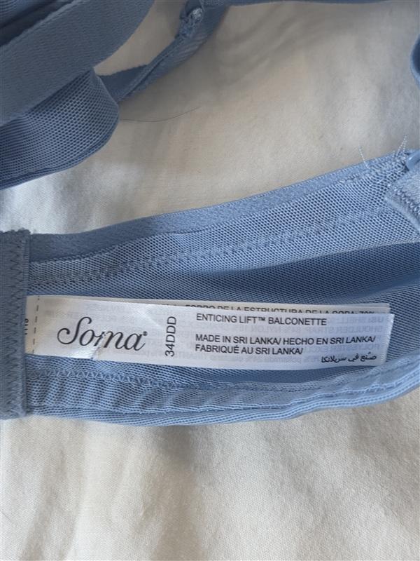 NWOT Soma 34DDD Enticing Lift Unlined Balconette Bra Beige 133308