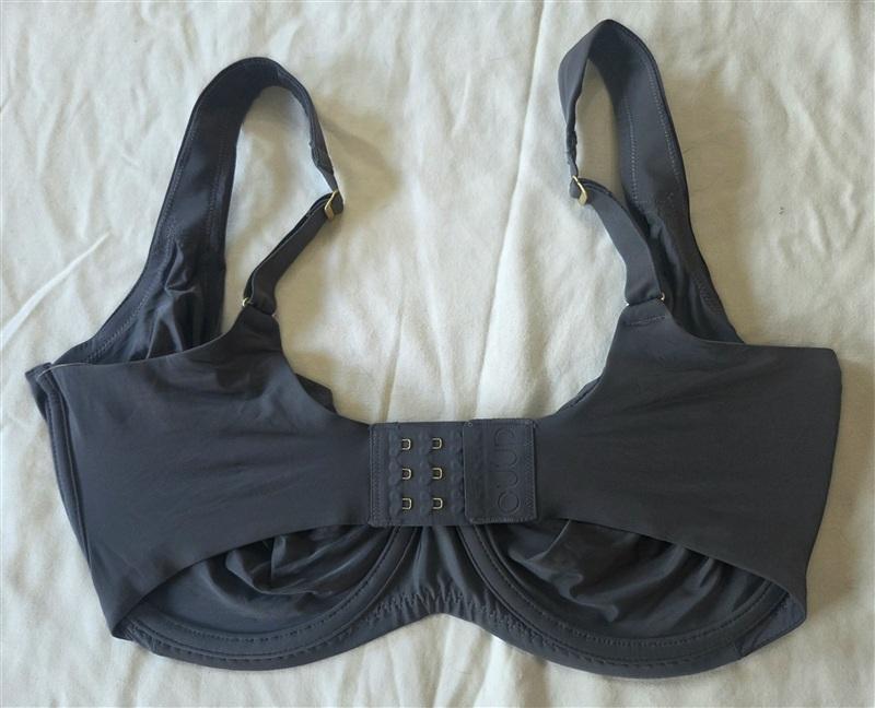 NWOT CUUP 34G The Scoop Silver Gray Microfiber Underwire Bra 133311