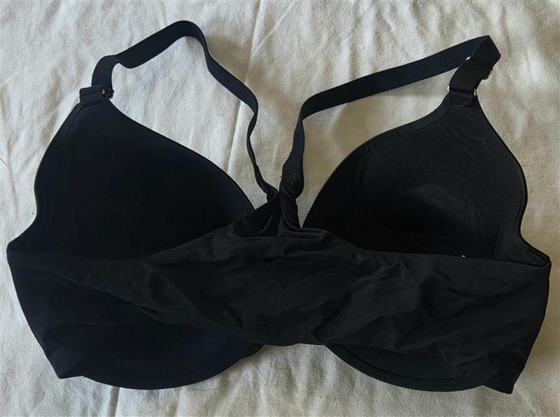 NWOT Soma 34DD Memorable Full Coverage Front Close Racerback Bra Black 133317