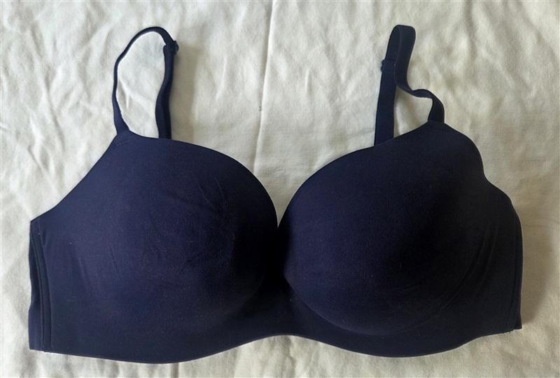 NWOT Soma 36c Enbliss Lifting Demi Underwire Bra Navy Blue 133321
