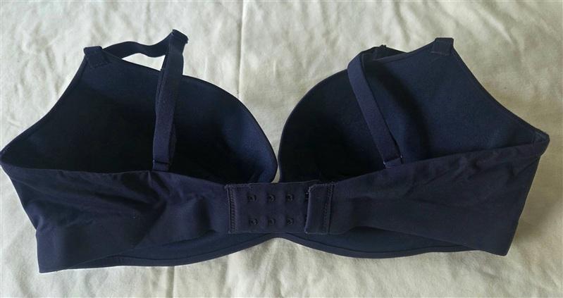 NWOT Soma 36c Enbliss Lifting Demi Underwire Bra Navy Blue 133321