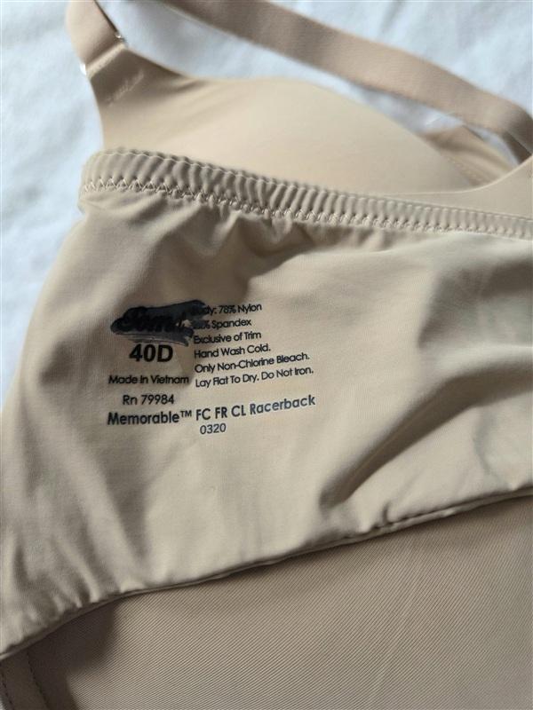 NWOTD Soma 40D Memorable Full Coverage Front Close Racerback Bra 133323