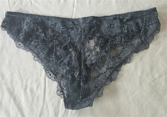 NWT Free People S Lace Storm Water Blue Bikini Underwear 133324