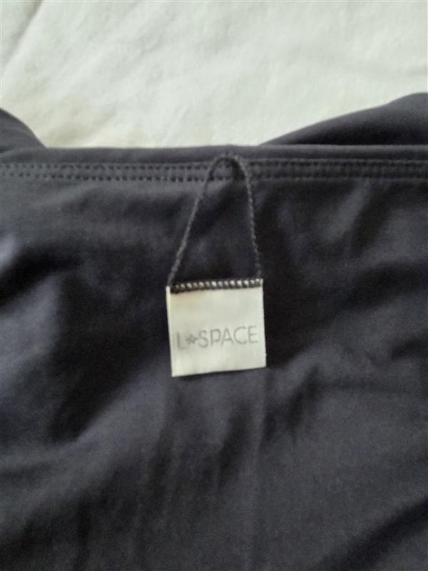 NWOT L Space M Tessa Brooks Isla Skirt Black Tie Side 133328