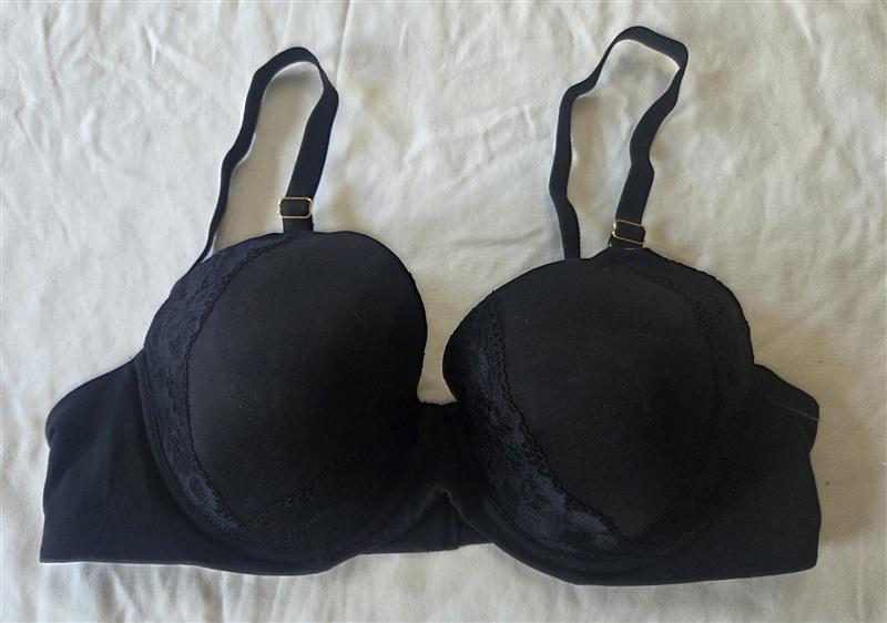 NWOT Soma 38C Embraceable Signature Lace Perfect Coverage Black Bra 133332