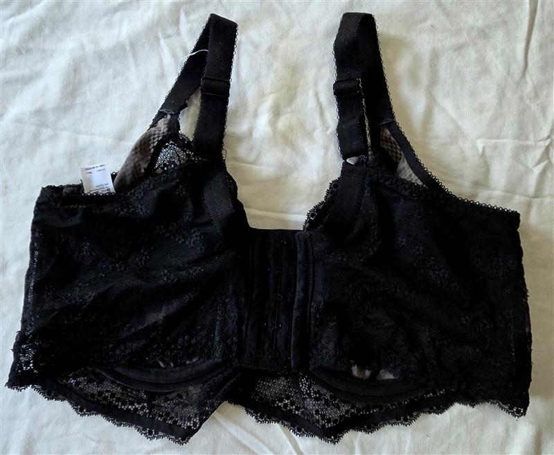 NWT Elomi 40J USA Morgan Side Support Bra El4381 Black 133341