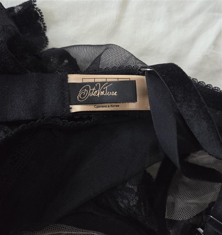 NWOT Dita Von Tease 32D Babydoll Bodysuit Black 133342