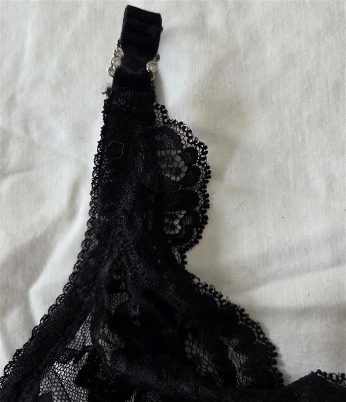 NWOT Dita Von Tease 32D Babydoll Bodysuit Black 133342