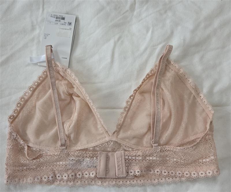 NEW DKNY Large Donna Karan DK4511 Pink Bra Bralette 133346