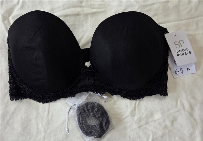 NWT Simone Perele 30F Eden Strapless Bra 12E302 Beige 133349