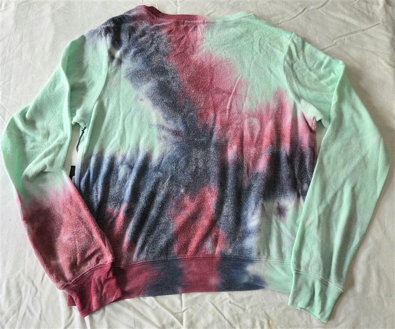 NWT Wildfox LG Baggy Beach Jumper Deep B Cloud Tie Dye 133361