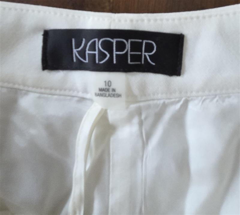NWT Kasper 14 Kate Classic Fit Vanilla Ice Dress Pants Trousers 133362