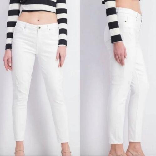 NWTD Pistola 27 Jennifer Oslo White High Waisted Skinny Jeans 133364