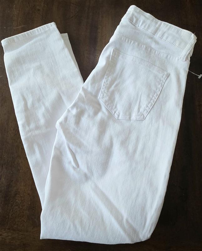 NWTD Pistola 27 Jennifer Oslo White High Waisted Skinny Jeans 133364