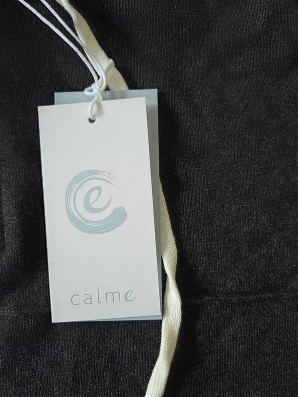 NWT Calme S Washable Cashmere Sporty Hoodie Sweater Gray 133365