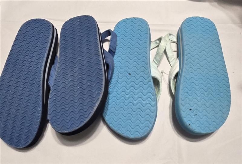 NEW Cat & Jack 11/12 Child 2pr Unisex Flip Flop Thong Sandal 133373