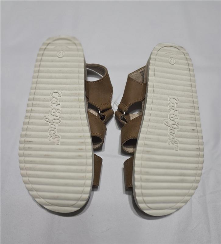 NEW Cat & Jack 12 Cohen Fisherman Comfort Sandal Brown 133384