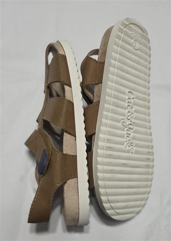 NEW Cat & Jack 12 Cohen Fisherman Comfort Sandal Brown 133384