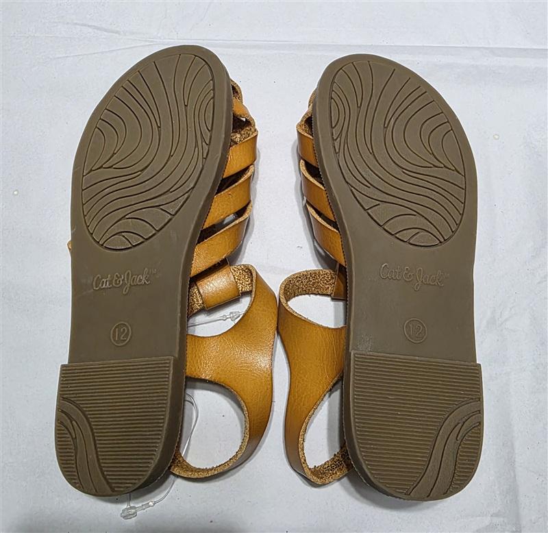 NEW Cat & Jack 12 Ella Fisherman Comfort Sandal Brown 133386