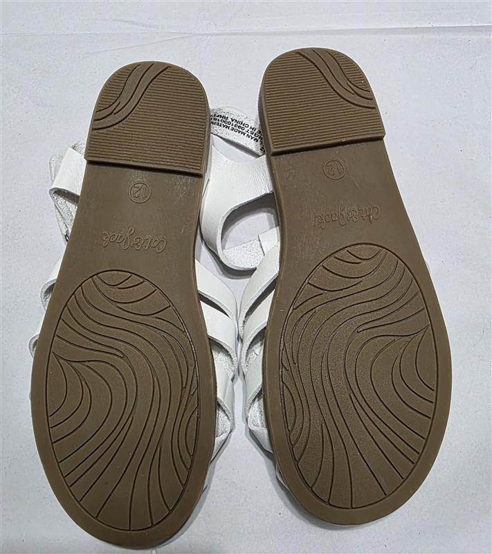 NEW Cat & Jack 12 Ella Fisherman Comfort Sandal White 133387