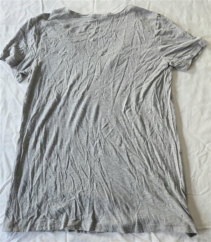 NWOT Michael Stars XS V Neck Short Sleeve T Shirt Gray 133408