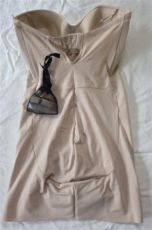 NWT TC Fine Intimates 36c Strapless Solutions Bra Slip 4032 Beige 133415