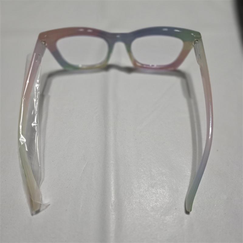 NWT Rainbow Frame Pride 2.5 Thick Stripe Frame Reading Glasses Readers 133419