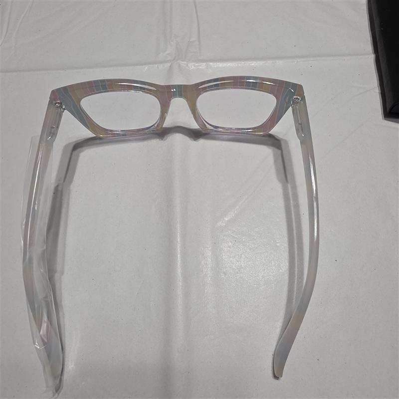 NWT Sheer Pastel Rainbow Pride 2.0 Thin Stripe Reading Glasses Readers 133425
