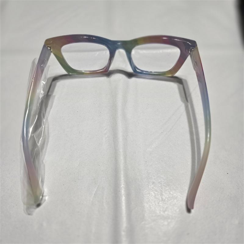 NWT Rainbow Frame Pride 2.5 Thin Stripe Frame Reading Glasses Readers 133429