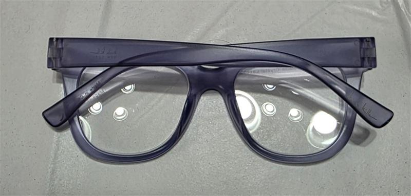 NWT Nicole Miller Sheer Purple 2.0 Cat Eye Thick Reading Nerd Glasses 133435
