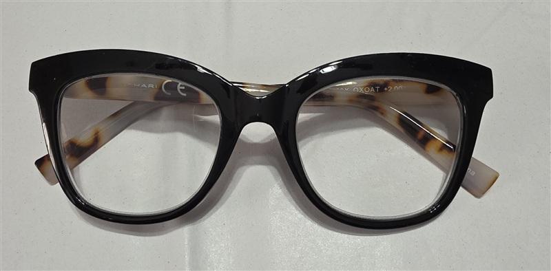 NWT Tahari 2.0 Orange Animal Cat Eye Thick Reading Nerd Glasses + Bonus 133443