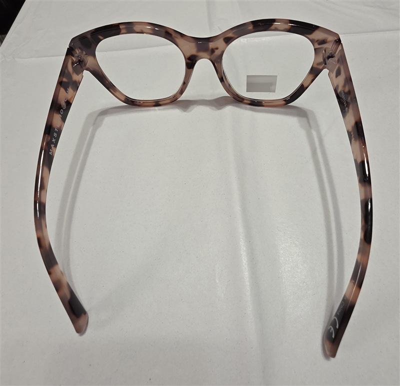 NWT Max Studio Pink Tort 1.5 Cat Eye Round Thick Reading Nerd Glasses 133448