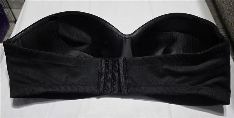 NWT Wacoal 38DD Staying Power Wireless Strapless Bra 854372 Black 133455
