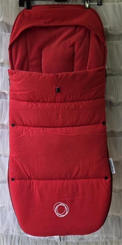 NWOT Bugaboo High Performance Stroller Footmuff Red Discontinued Style 133459