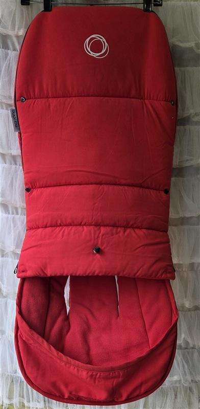 NWOT Bugaboo High Performance Stroller Footmuff Red Discontinued Style 133459