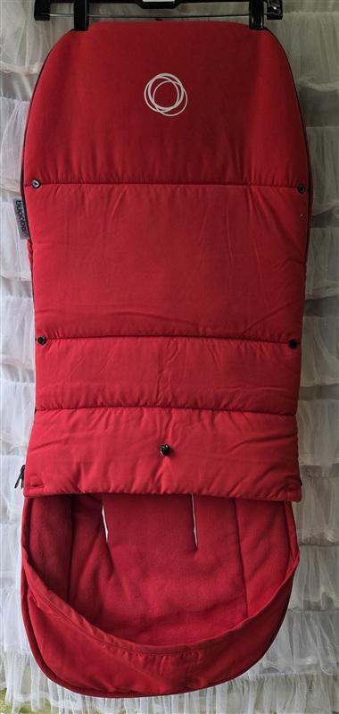 NWOT Bugaboo High Performance Stroller Footmuff Red Discontinued Style 133459