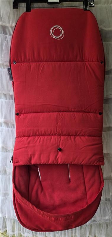 NWOT Bugaboo High Performance Stroller Footmuff Red Discontinued Style 133459