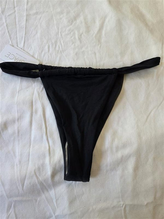 NWT L*Space XL Gina Triangle Bikini Bottom Black 133523