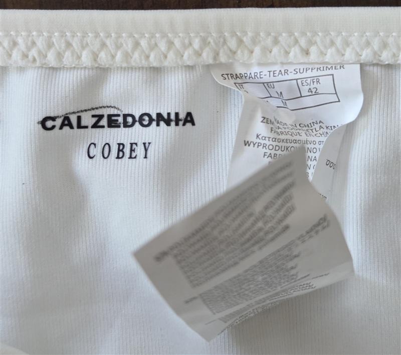 NWOT Calzedonia Colbey Embroidered Red White Blue Bikini Swim Top Bottom 133563