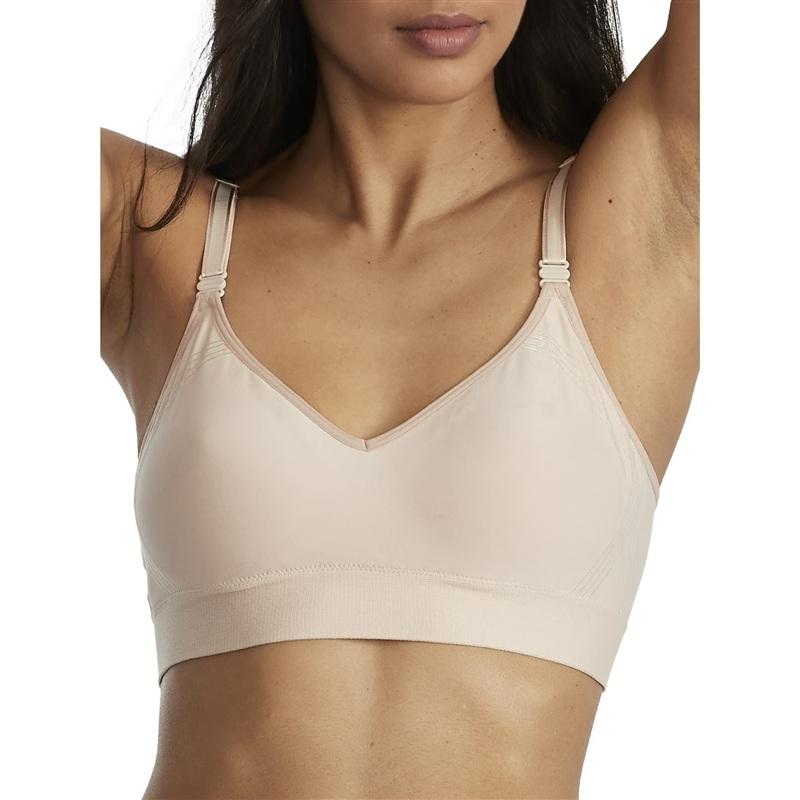 NWT Warners SM Easy Does It Triangle 131a Seamless Lift Bra Beige 133568