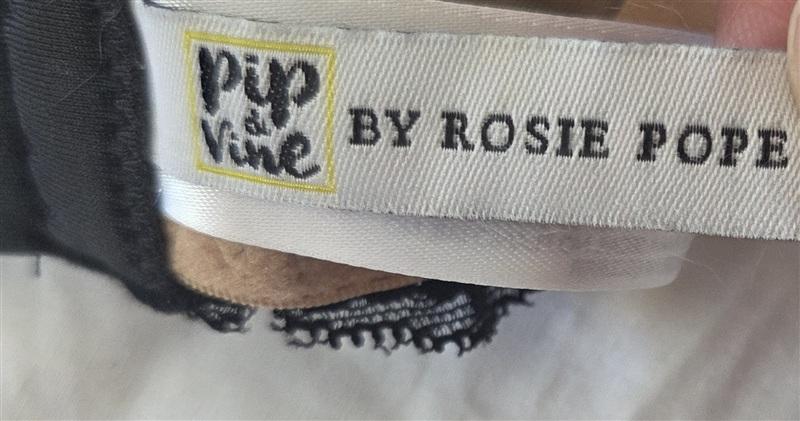 NWOT Pip & Vine 34B by Rosie Pope Underwire Lace Nursing Bra Black 133570
