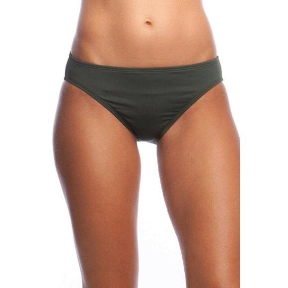 NWT La Blanca 10 Island Goddess Hipster Pink Berry Bikini Swim Bottom 133571