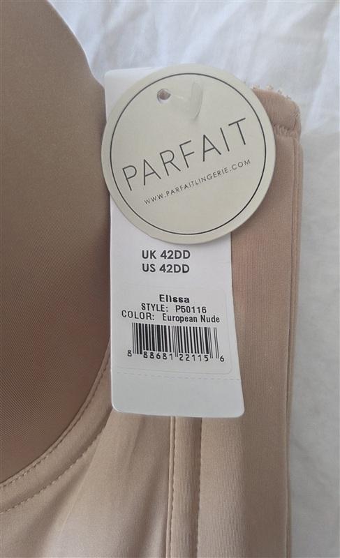 NWT Parfait 42DD USA Elissa Longline Bra Style-P50116 Beige 133573