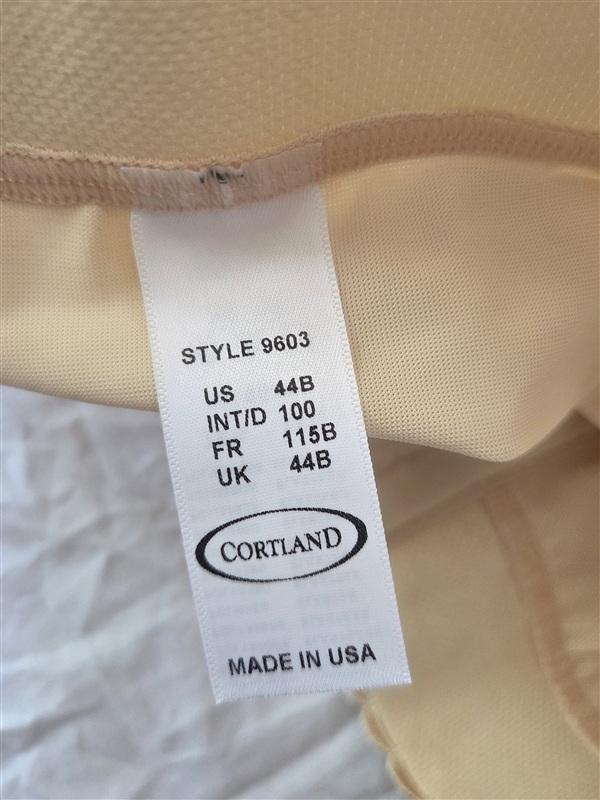 NWT Cortland Rago 44B Front Closure Soft Cup 9603 Bra Longline 133576