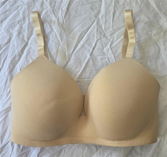 NWOt Parisian 36D Cushion Comfort Wirefree Contour Bra Beige 133577