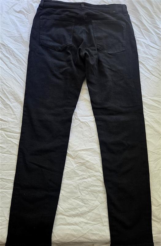 NWT Hale 30 Sylvie Skinny Straight leg Jeans Black 133581