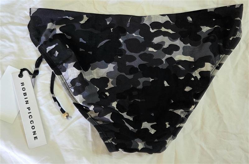 NWT Robin Piccone S Eden Camo Side Tie Bikini Bottom Swimsuit 133586