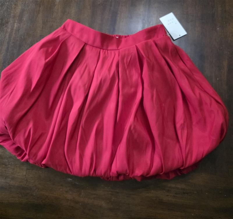 NWT A New Day XS Mini Bubble Skirt Red 133590