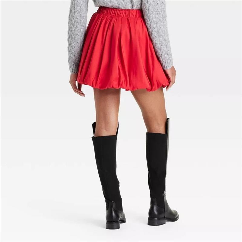 NWT A New Day XS Mini Bubble Skirt Black 133592