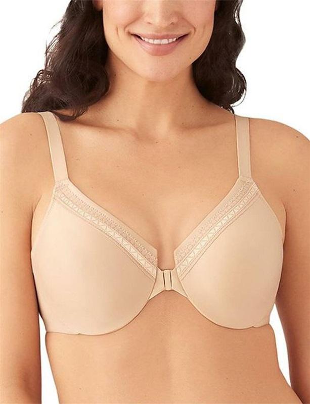 NWT Wacoal 34DD Full Fig Perfect Primer Front Close 855313 Underwire Bra 133593